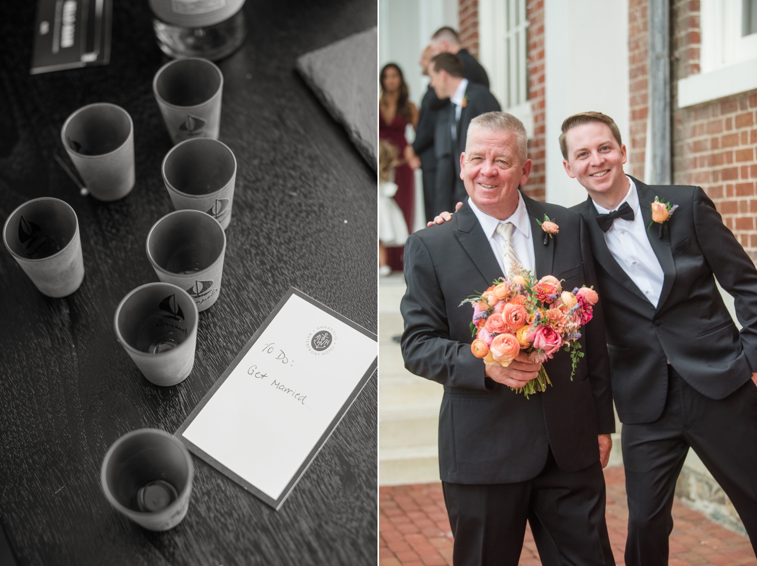 Annapolis State House Autograph Collection black tie wedding