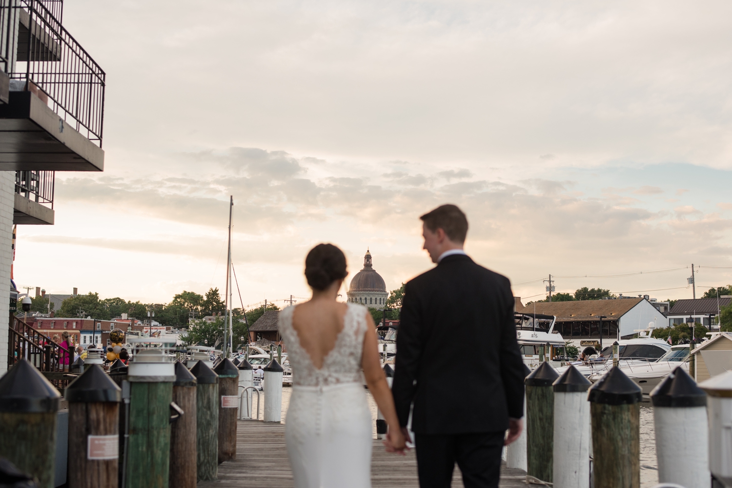 Annapolis waterfront Hotel Autograph Collection married couple