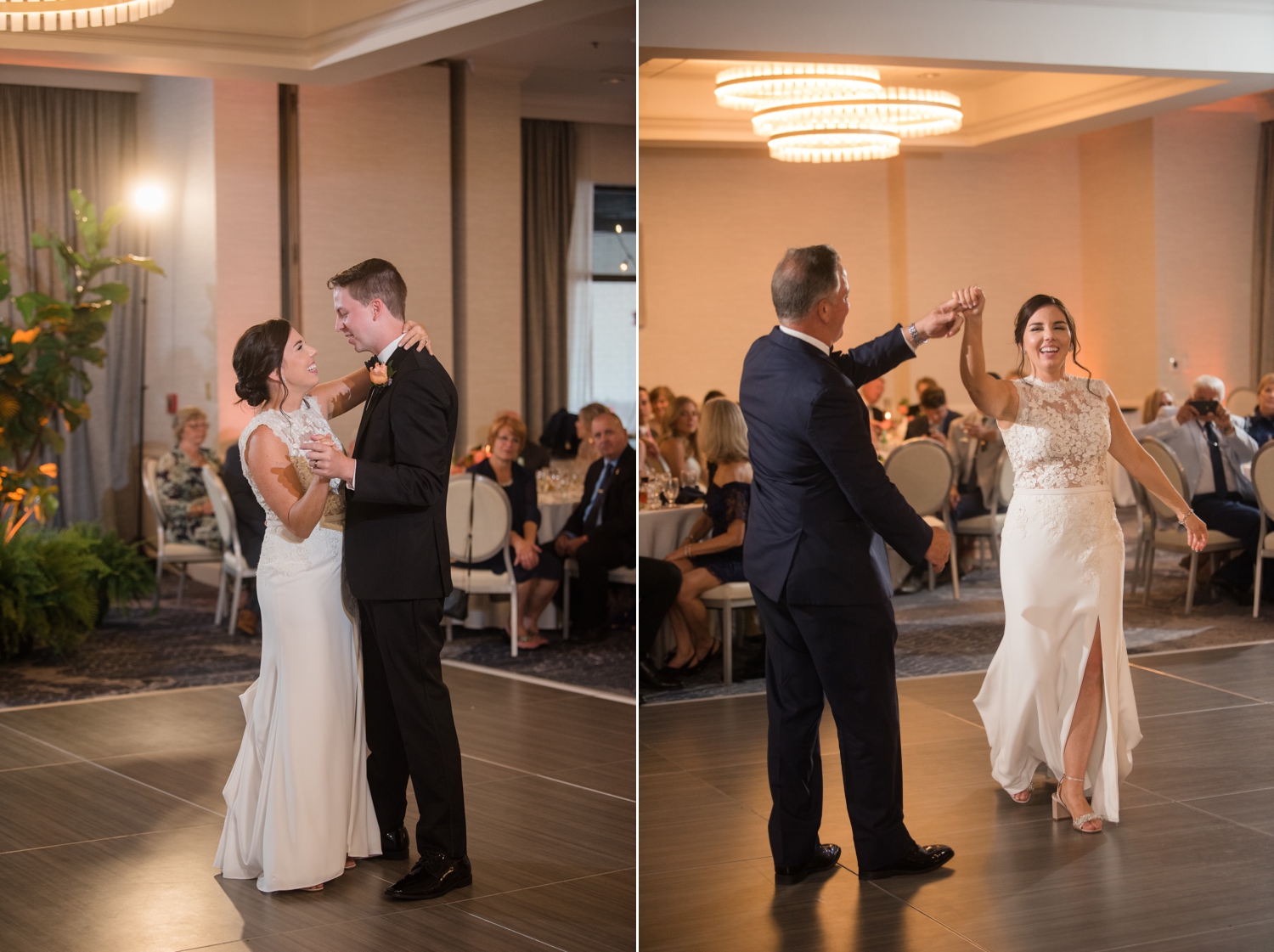 Annapolis waterfront Hotel Autograph Collection wedding reception