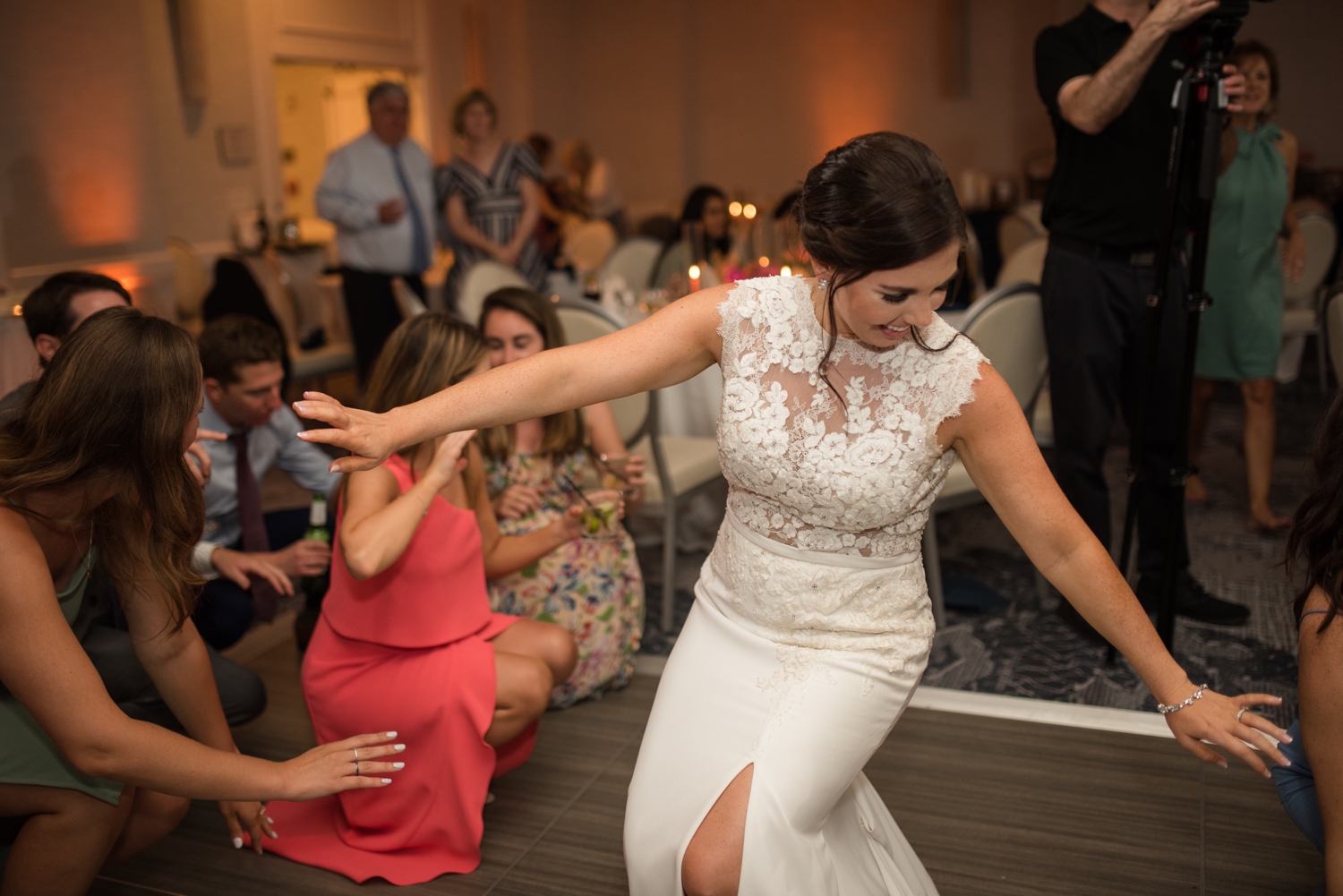 Annapolis waterfront Hotel Autograph Collection wedding reception