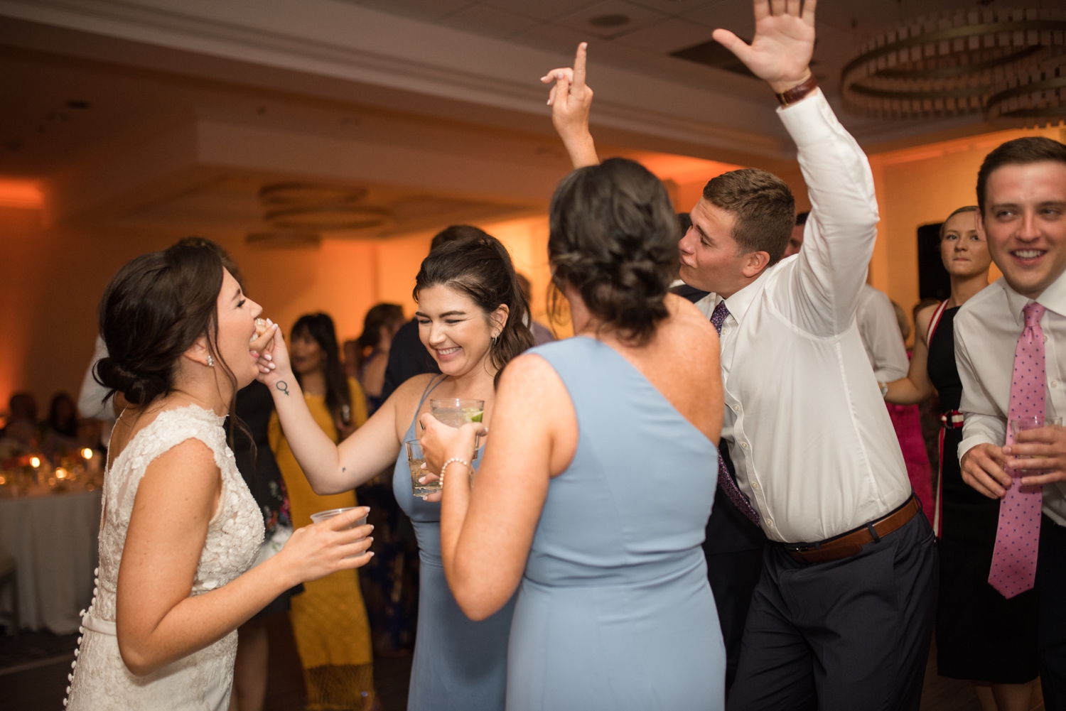 Annapolis waterfront Hotel Autograph Collection wedding reception