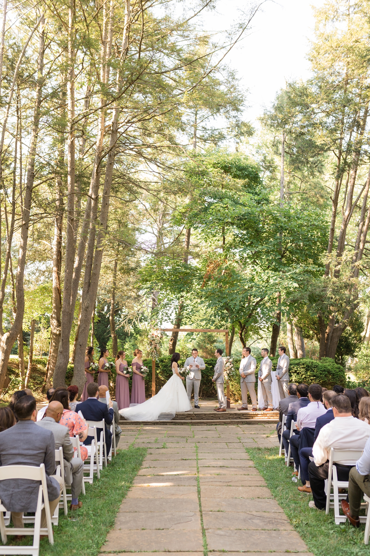 ceremony at Woodend Sanctuary & Mansion 