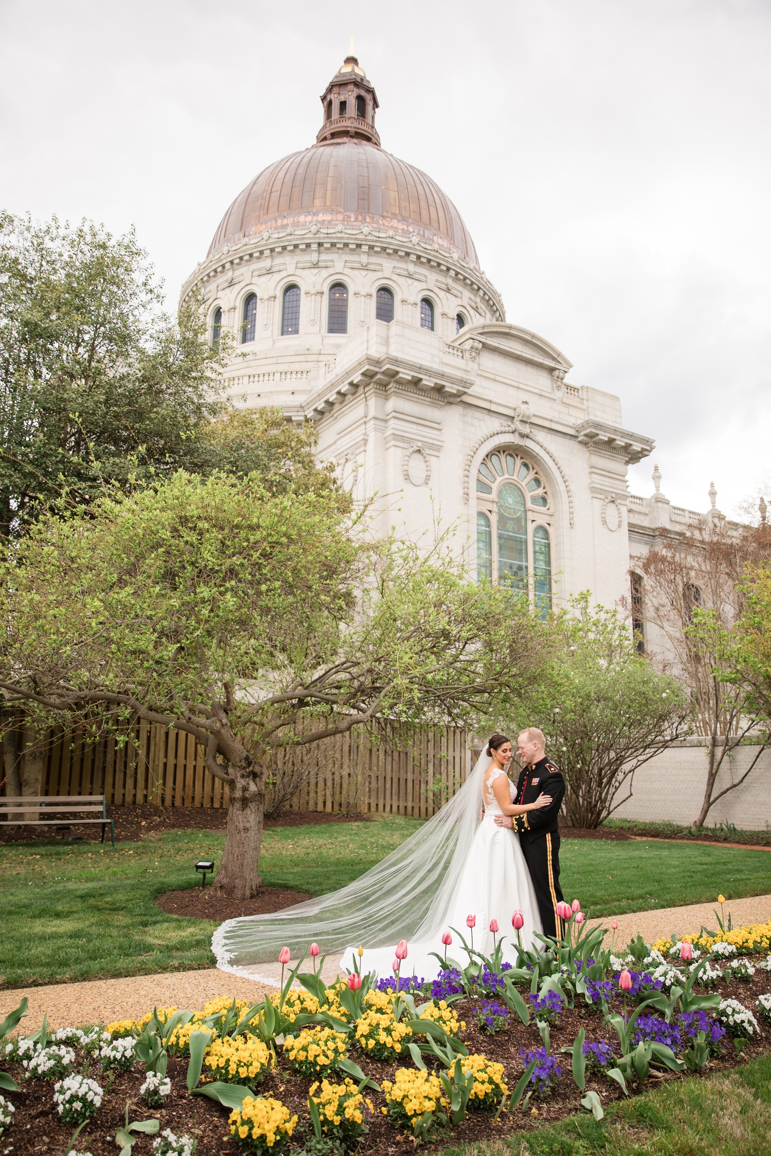 Best wedding photographer at USNA Superintendent's Garden Wedding