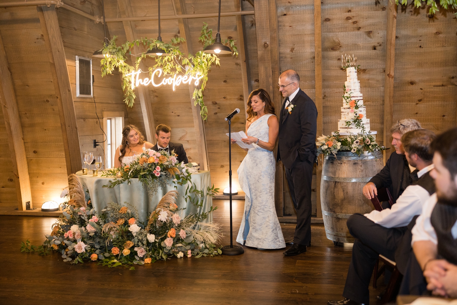 Reception dancing at Sweeney Barn