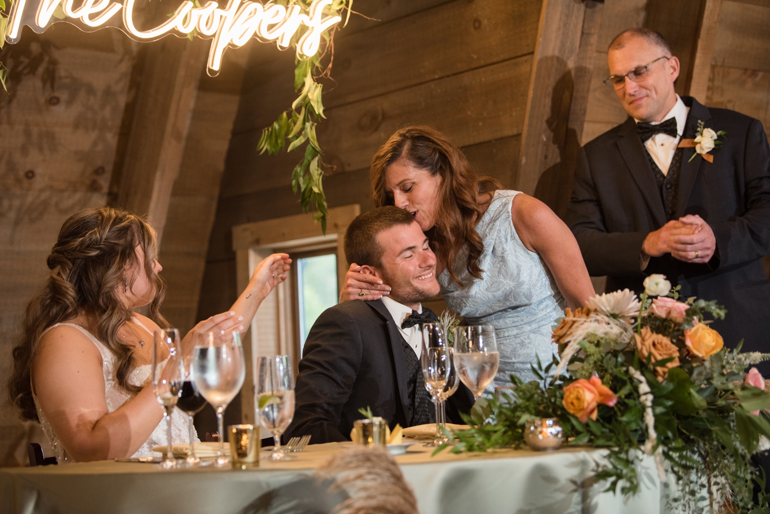 Reception dancing at Sweeney Barn