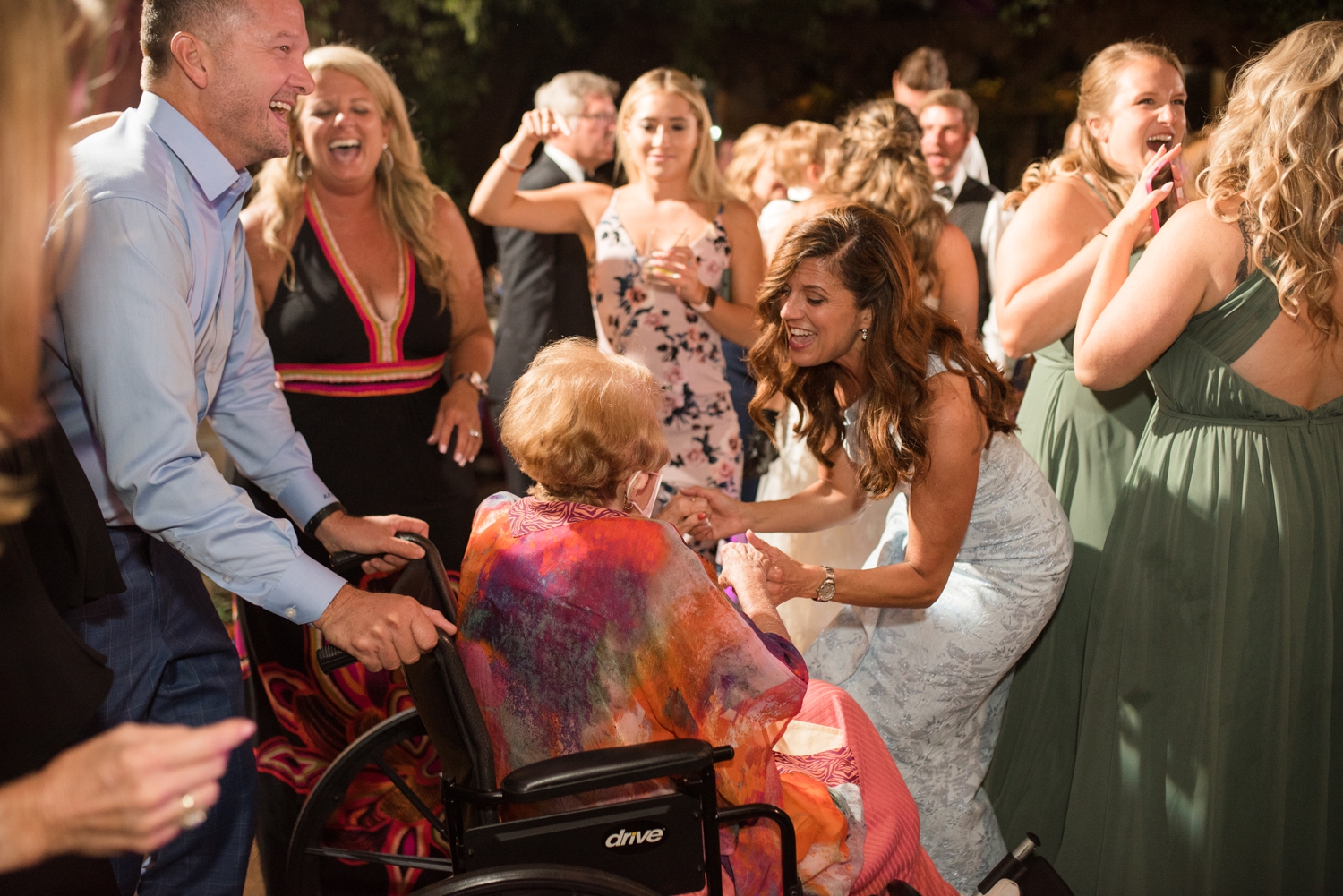 Reception dancing at Sweeney Barn