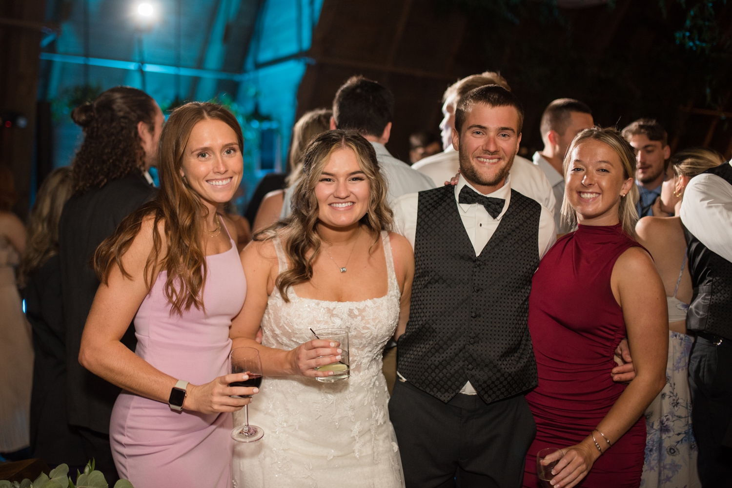 Sweeney Barn Reception dancing