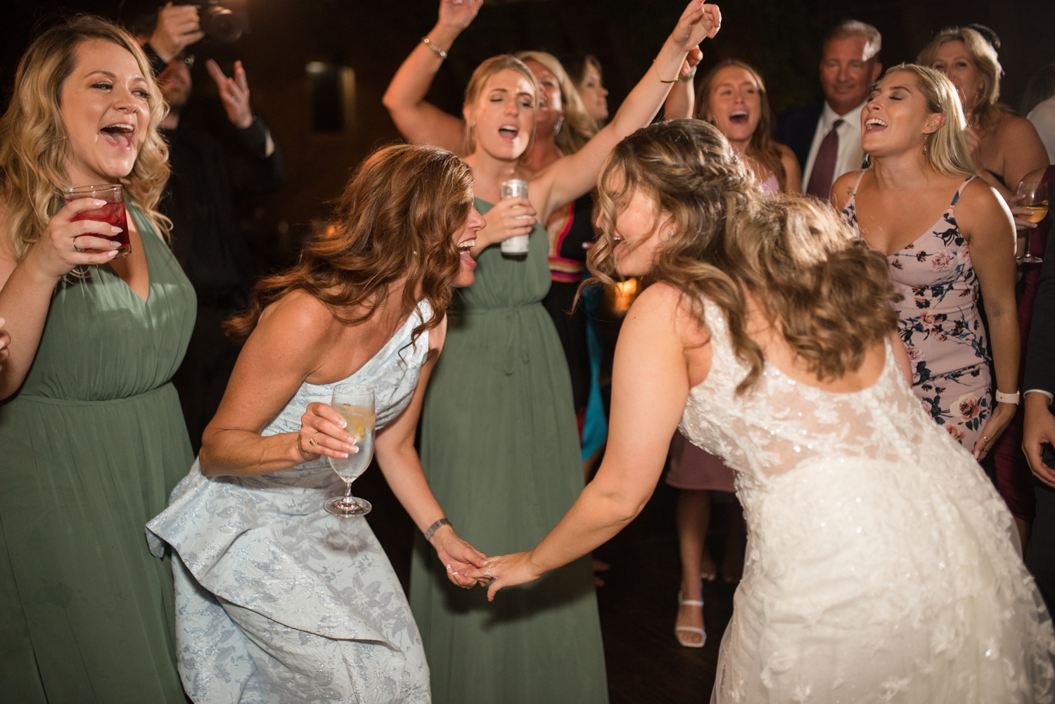 Sweeney Barn Reception dancing