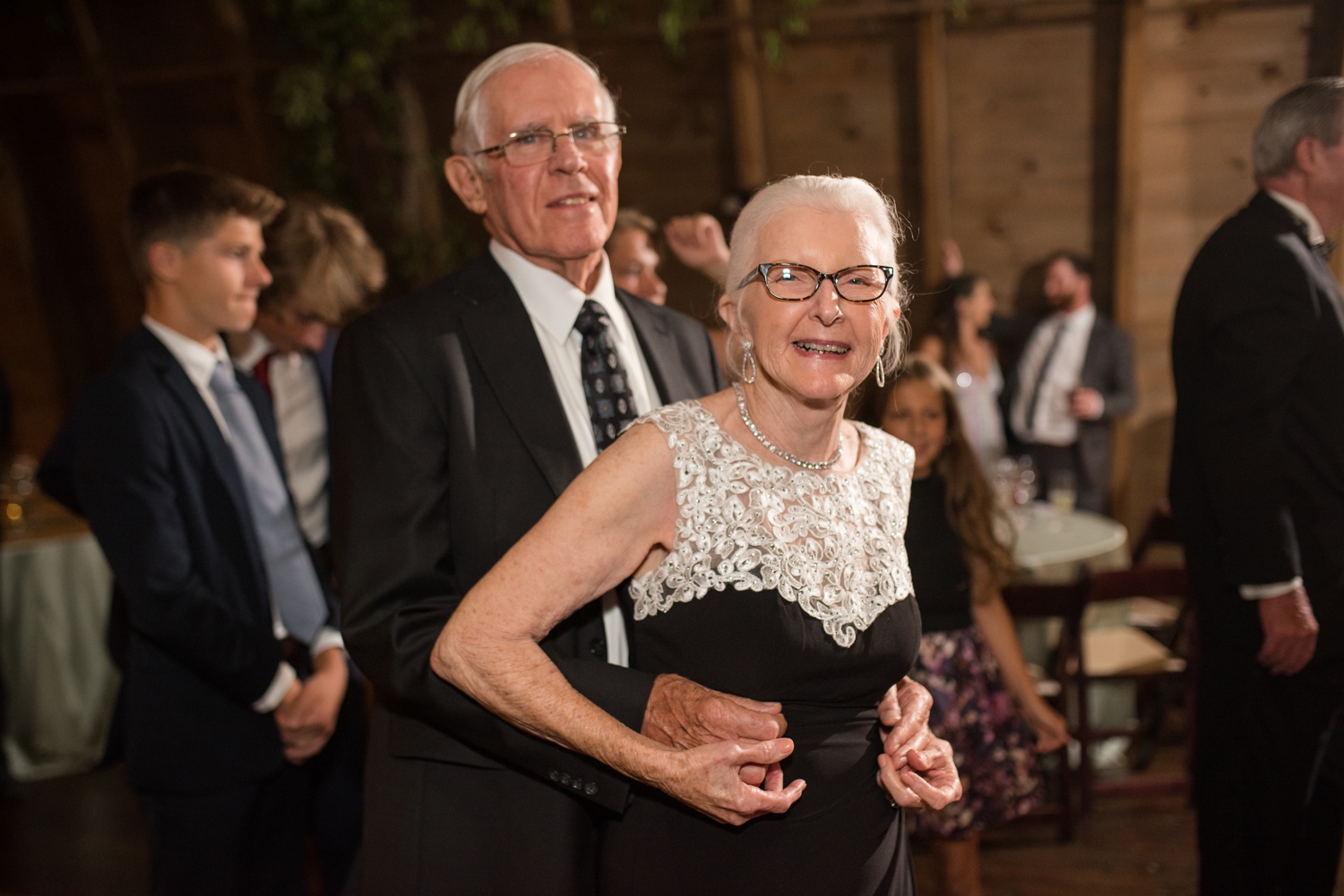 Sweeney Barn Reception dancing