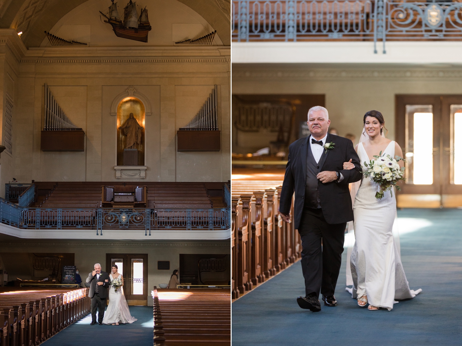 Annapolis Downtown USNA wedding ceremony