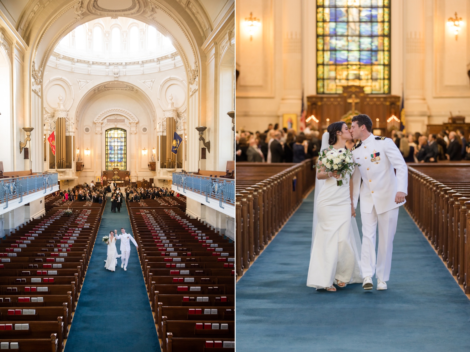 Annapolis Downtown USNA wedding ceremony