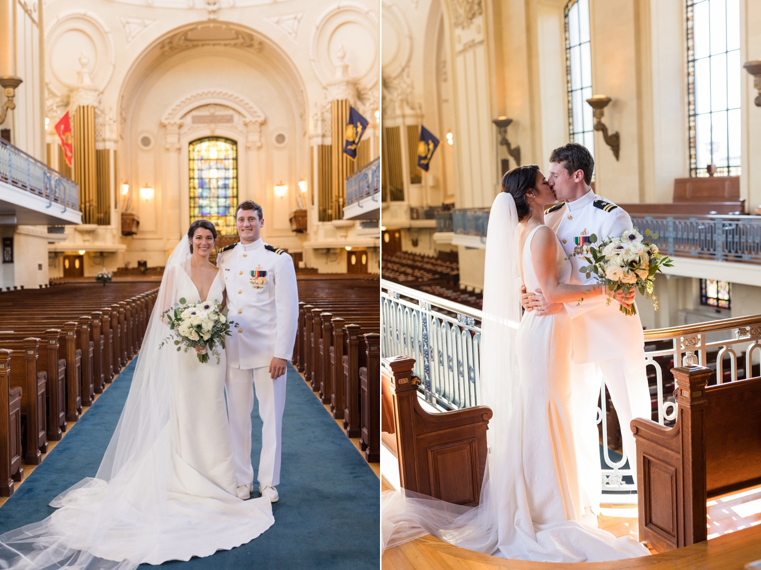 Annapolis Downtown USNA wedding ceremony