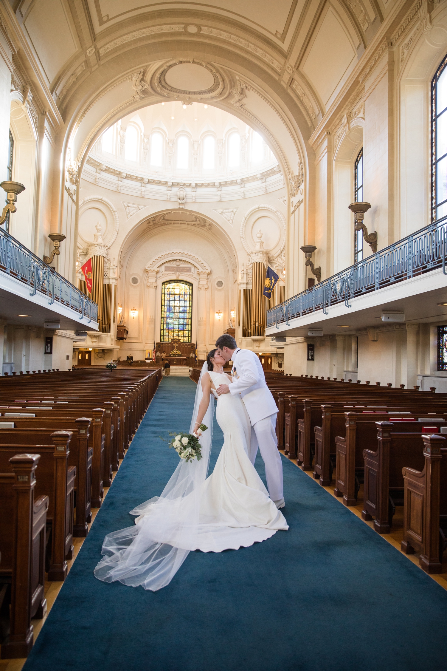 Annapolis Downtown USNA wedding ceremony