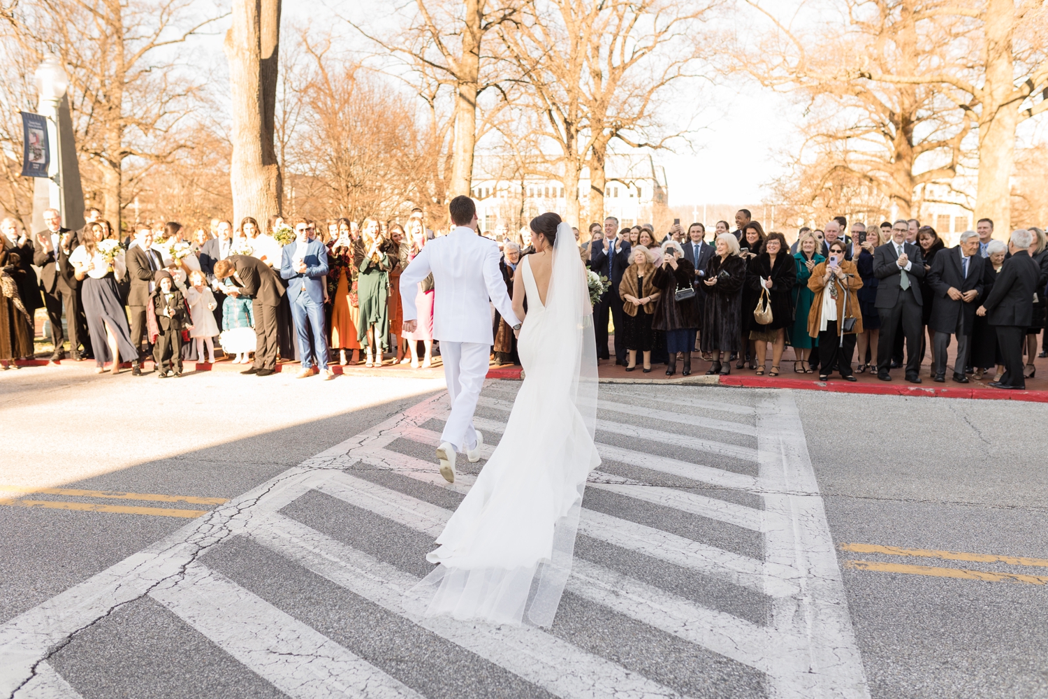 Annapolis Downtown USNA wedding ceremony