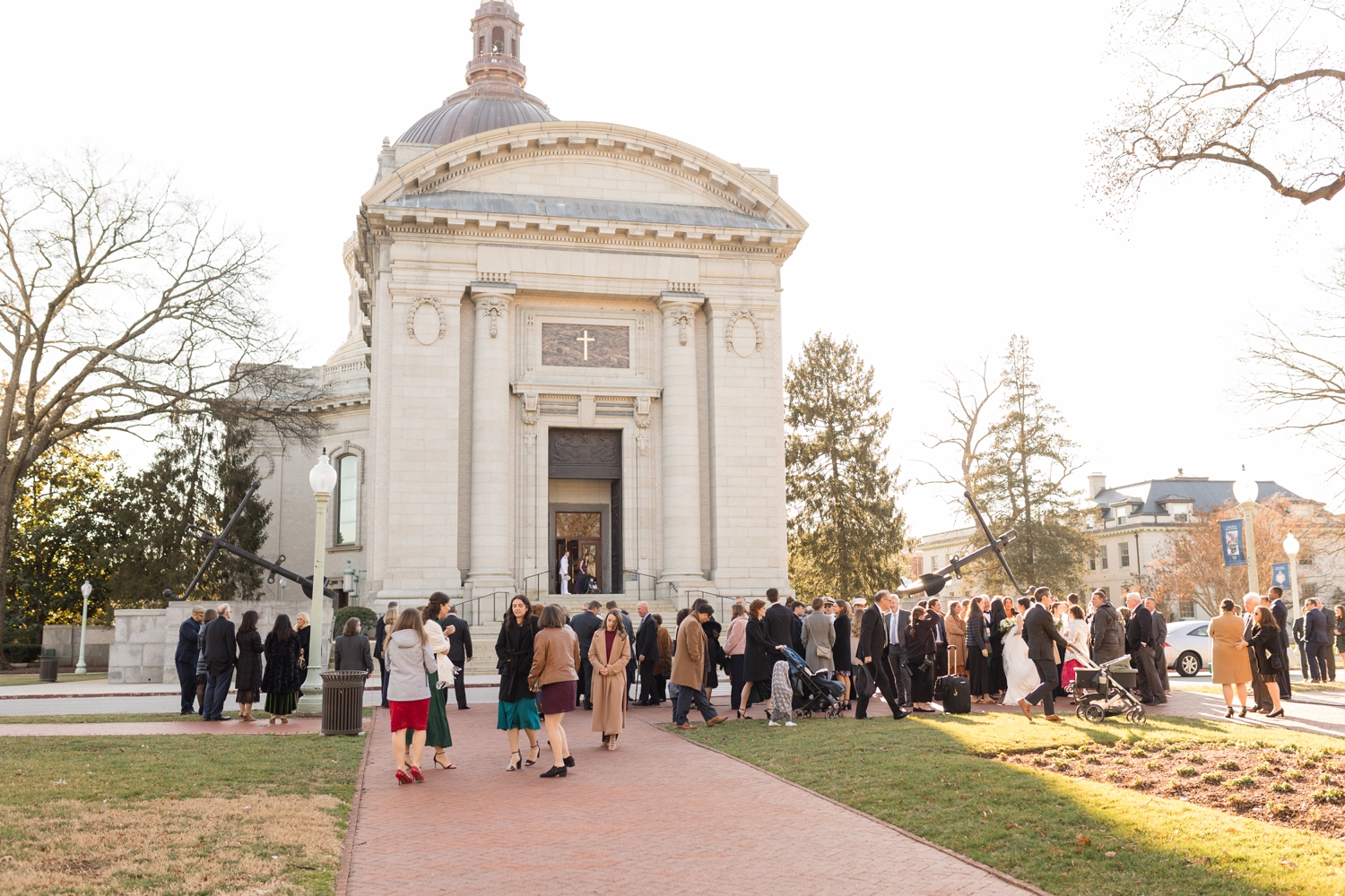 Annapolis Downtown USNA wedding ceremony