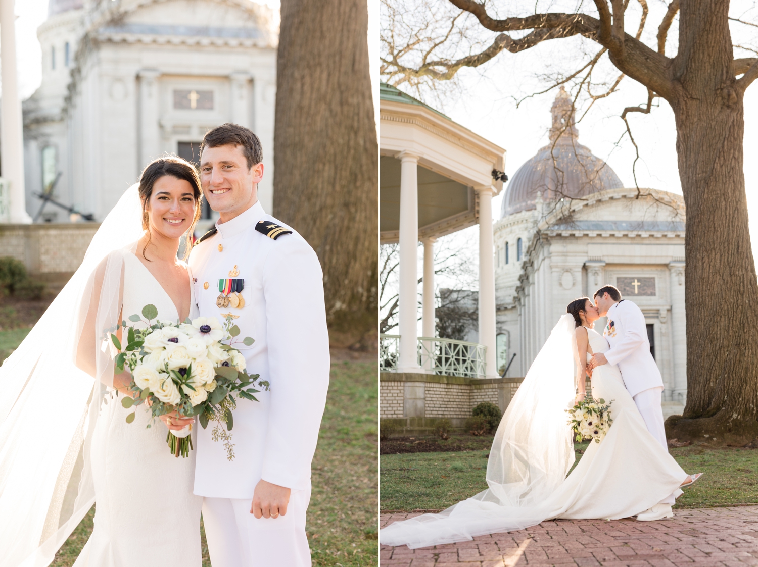 Annapolis Downtown USNA wedding ceremony