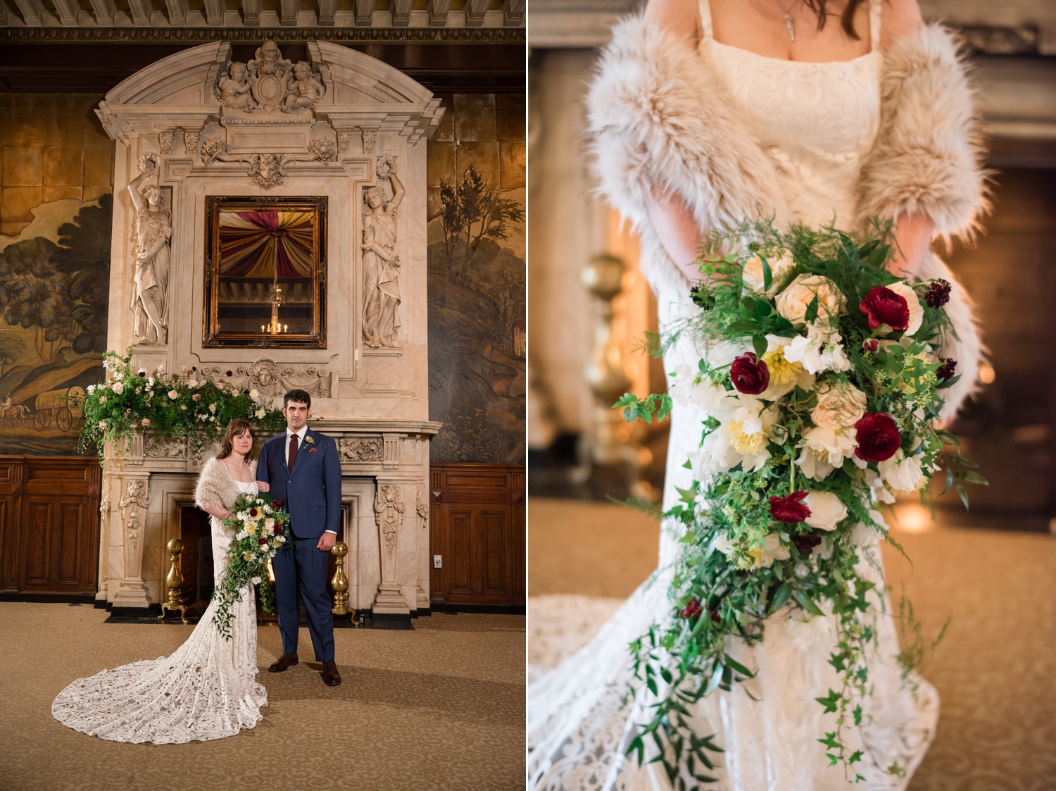 Belvedere Hotel Baltimore wedding party photos in John Eager Howard Room