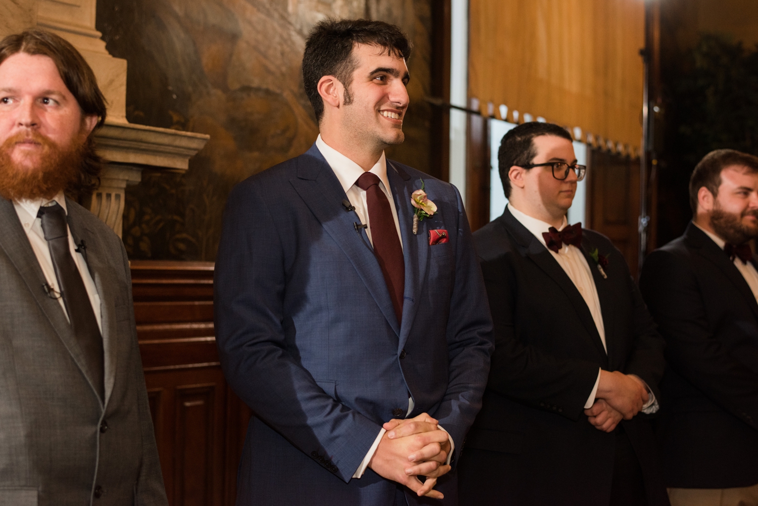 John Eager Howard Room Belvedere wedding ceremony  