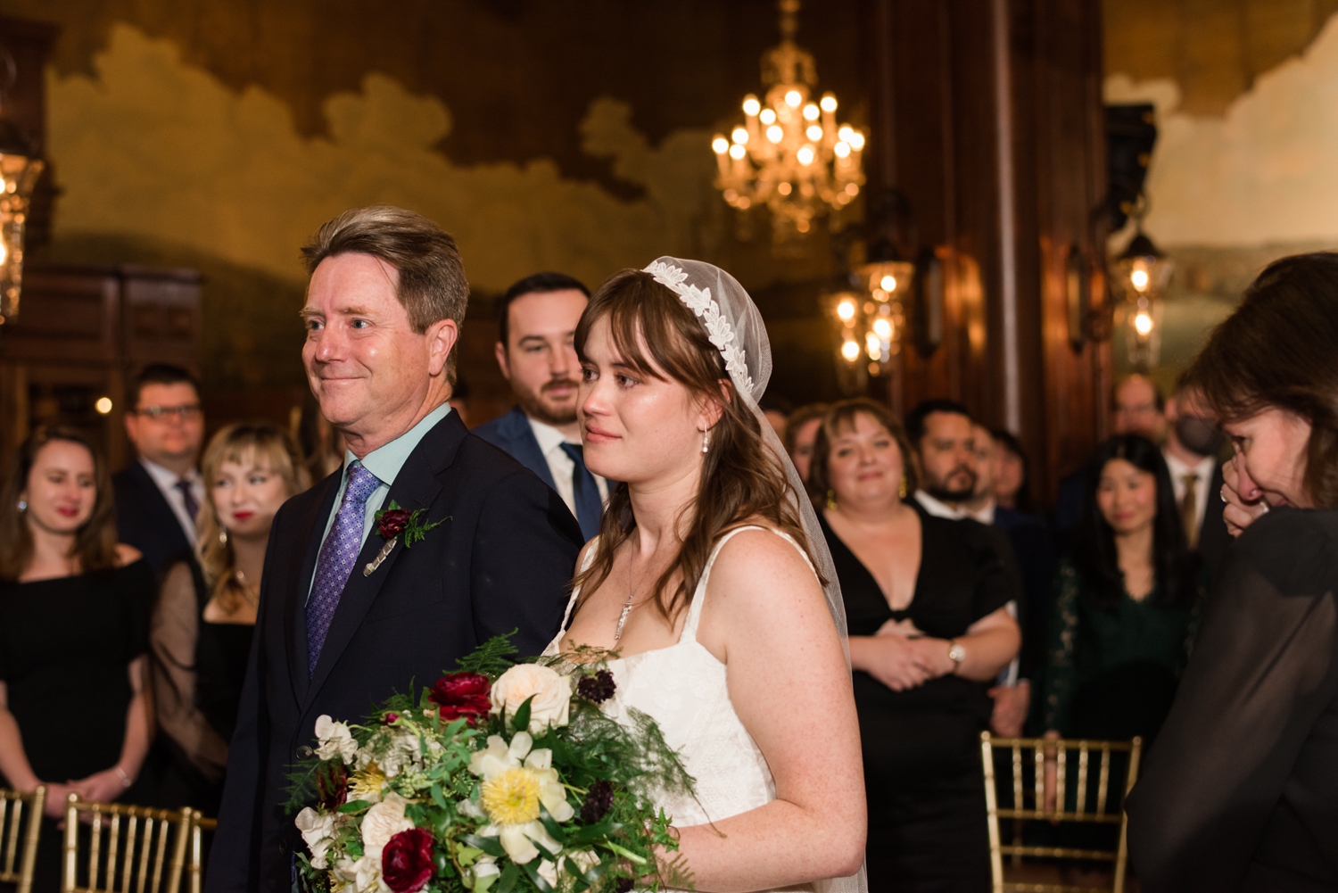 John Eager Howard Room Belvedere wedding ceremony  