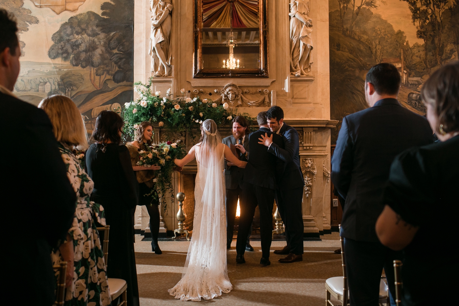 John Eager Howard Room Belvedere wedding ceremony  