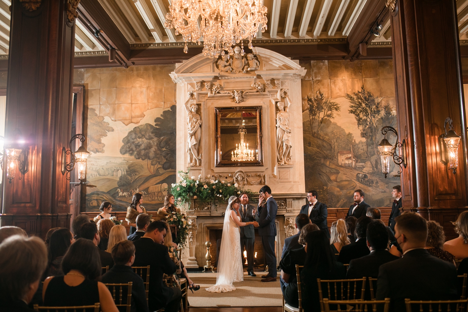 John Eager Howard Room Belvedere wedding ceremony  