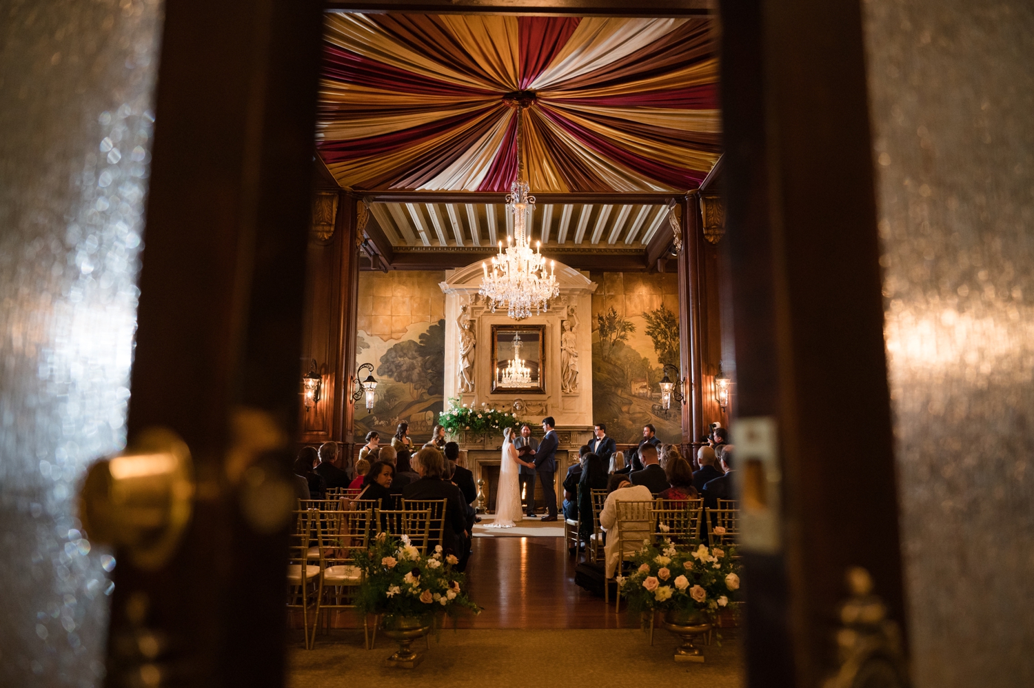 John Eager Howard Room Belvedere wedding ceremony  