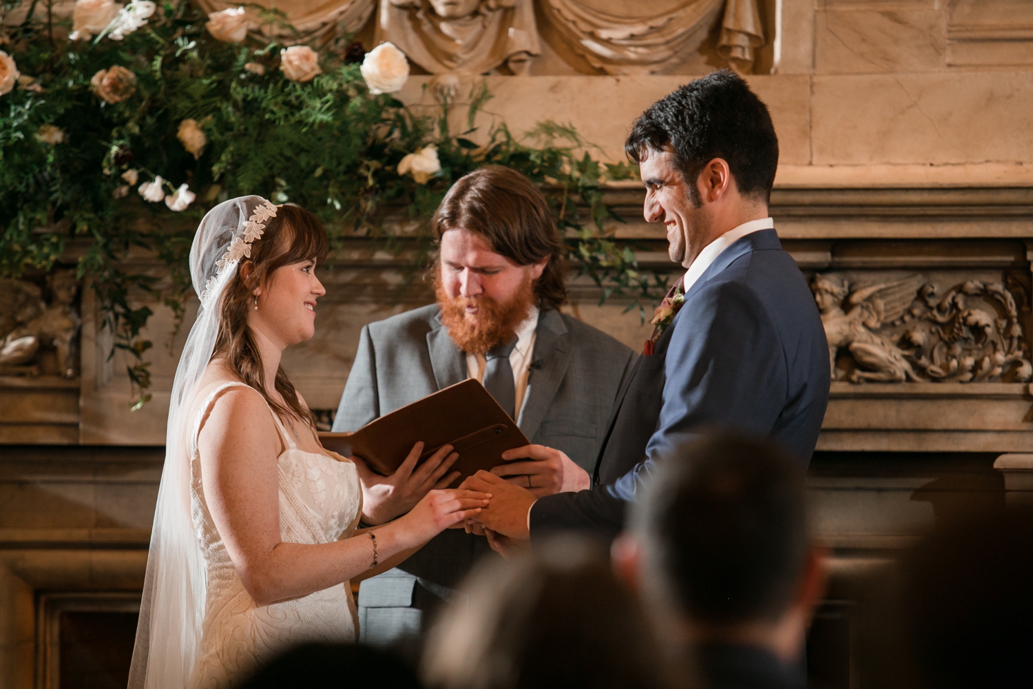 John Eager Howard Room Belvedere wedding ceremony  