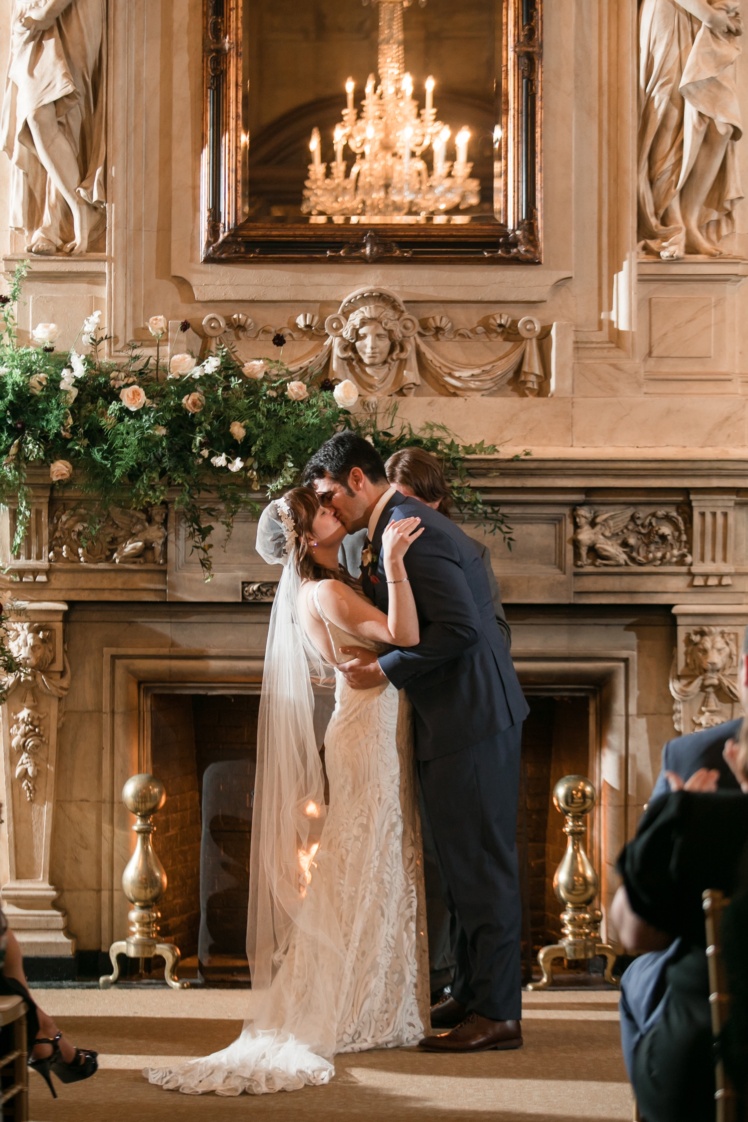 John Eager Howard Room Belvedere wedding ceremony  