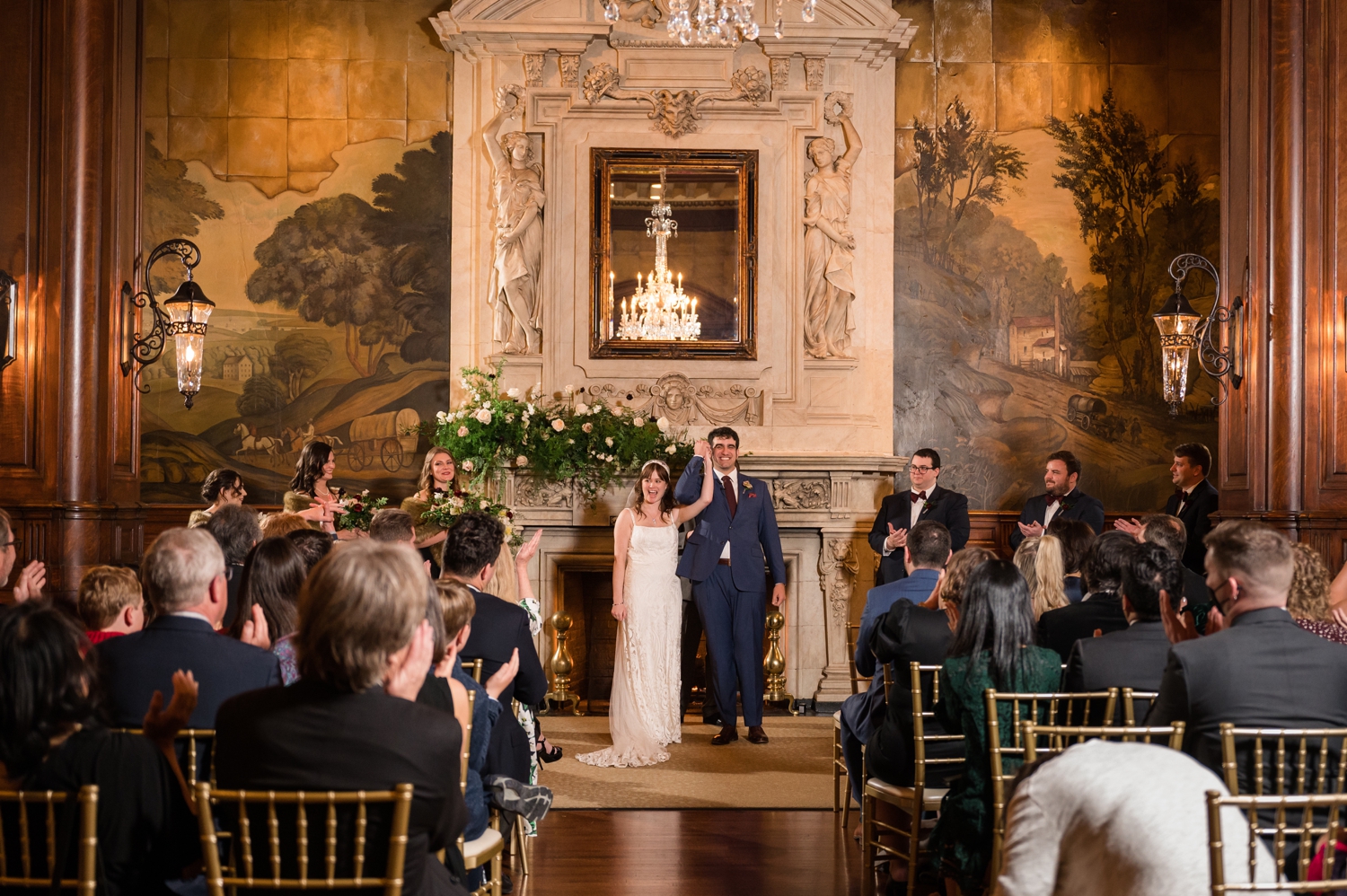 John Eager Howard Room Belvedere wedding ceremony  