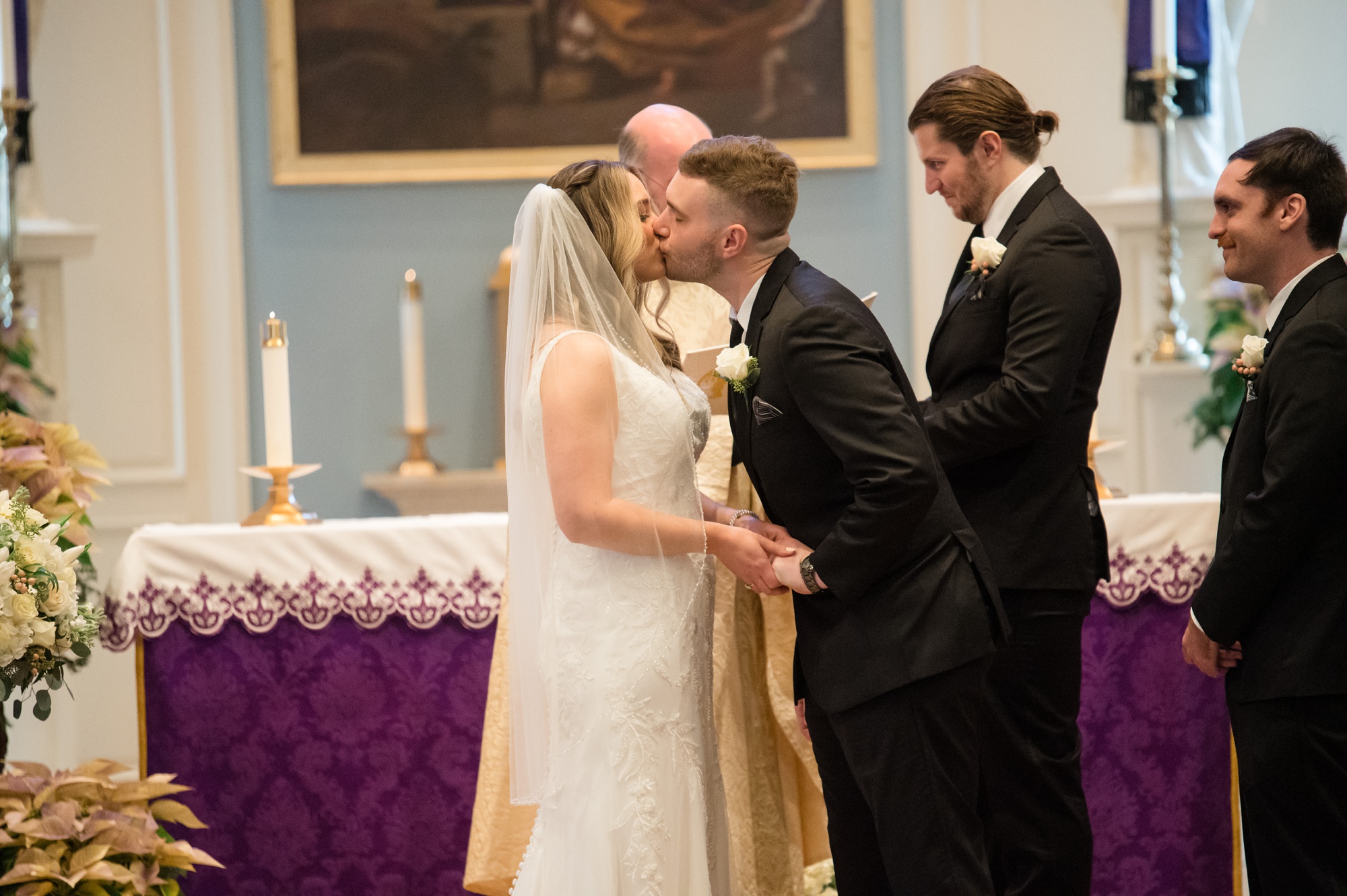 St. Christopher’s Church wedding ceremony