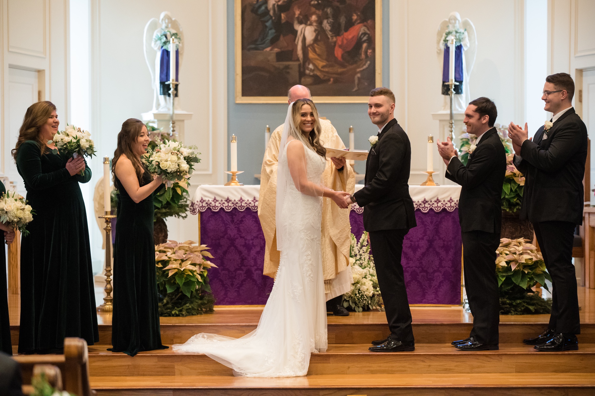 St. Christopher’s Church wedding ceremony