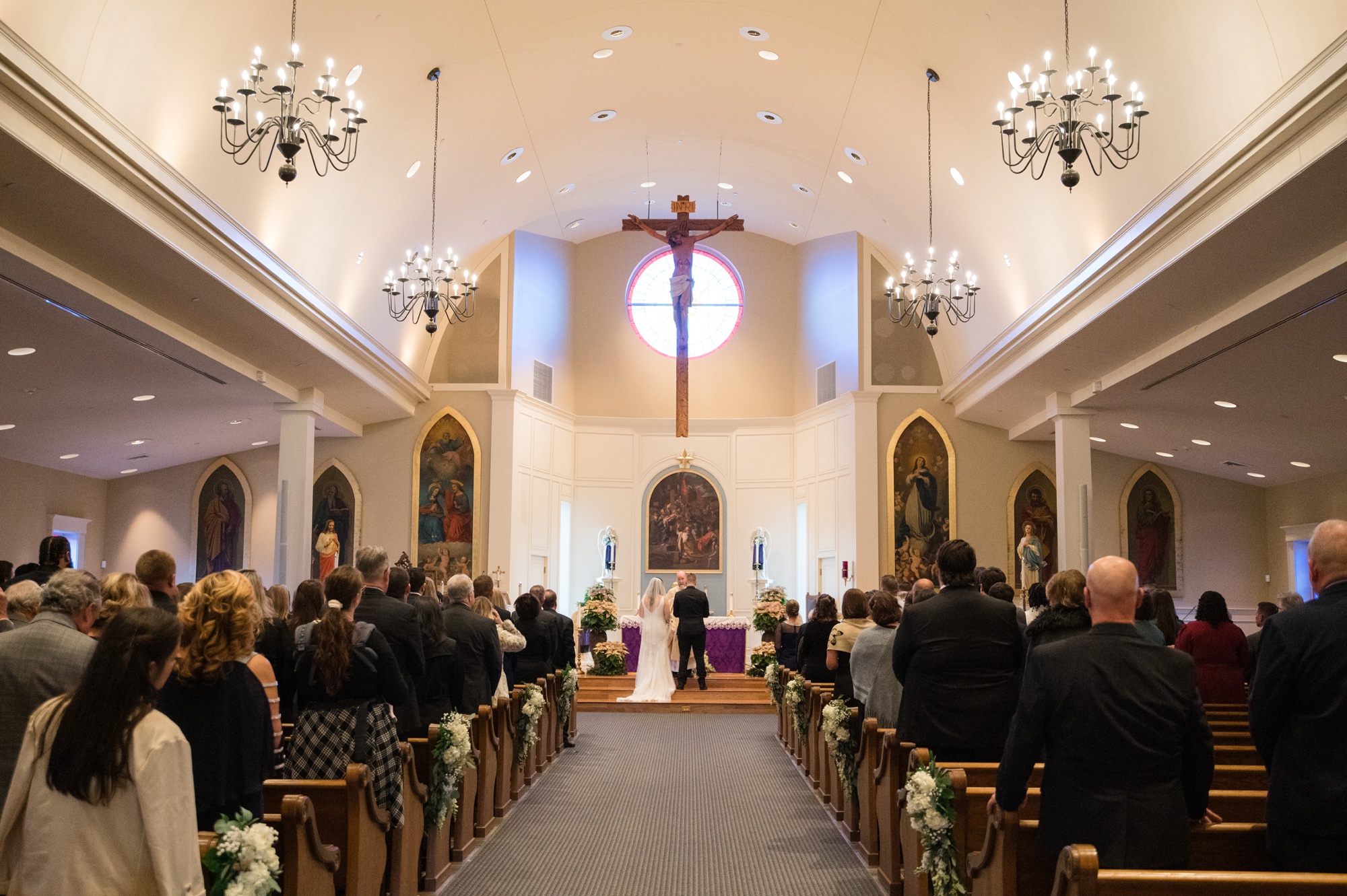 St. Christopher’s Church wedding ceremony