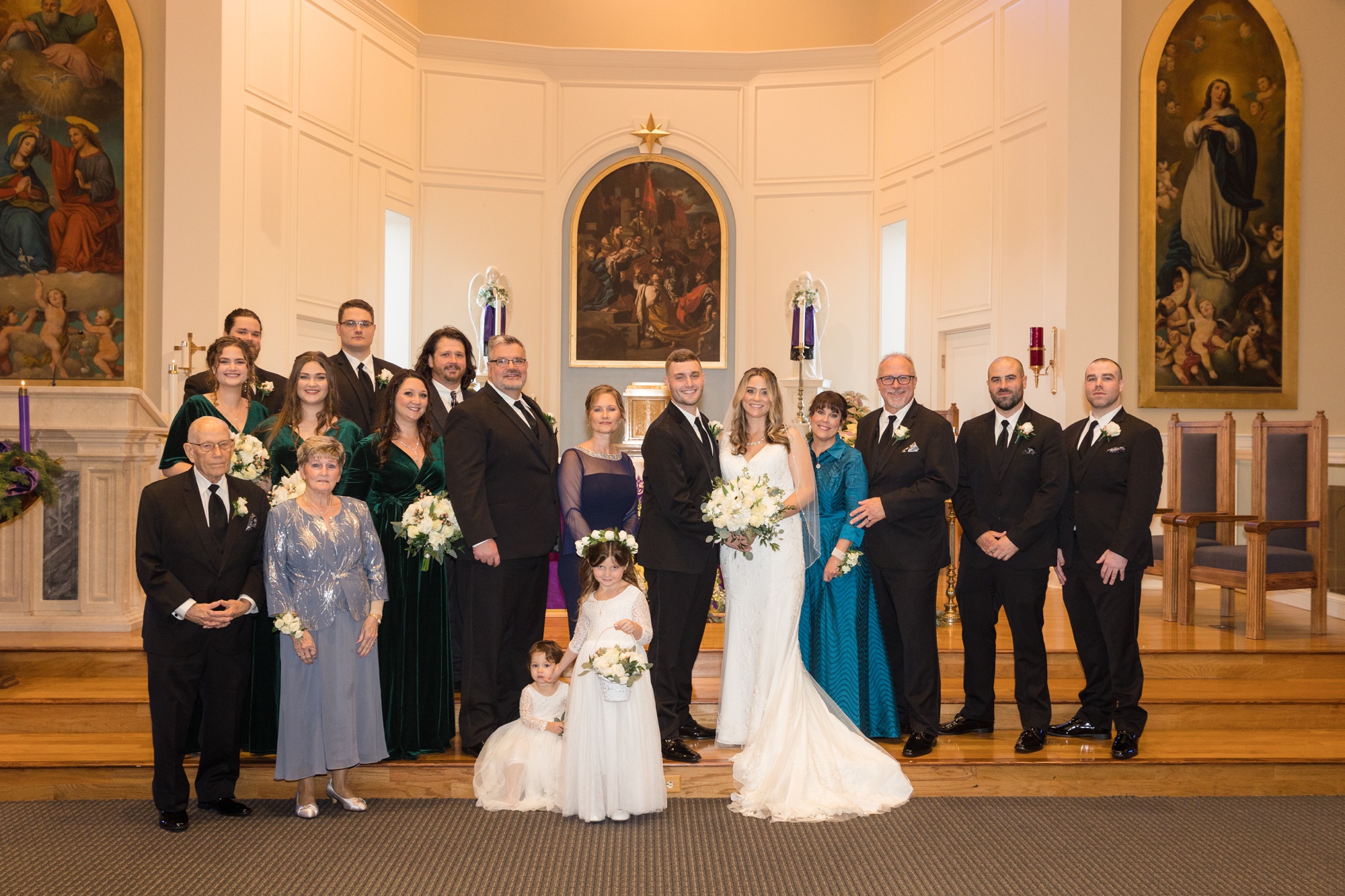 St. Christopher’s Church wedding ceremony