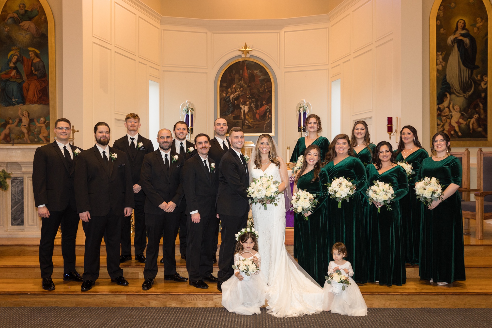 St. Christopher’s Church wedding ceremony