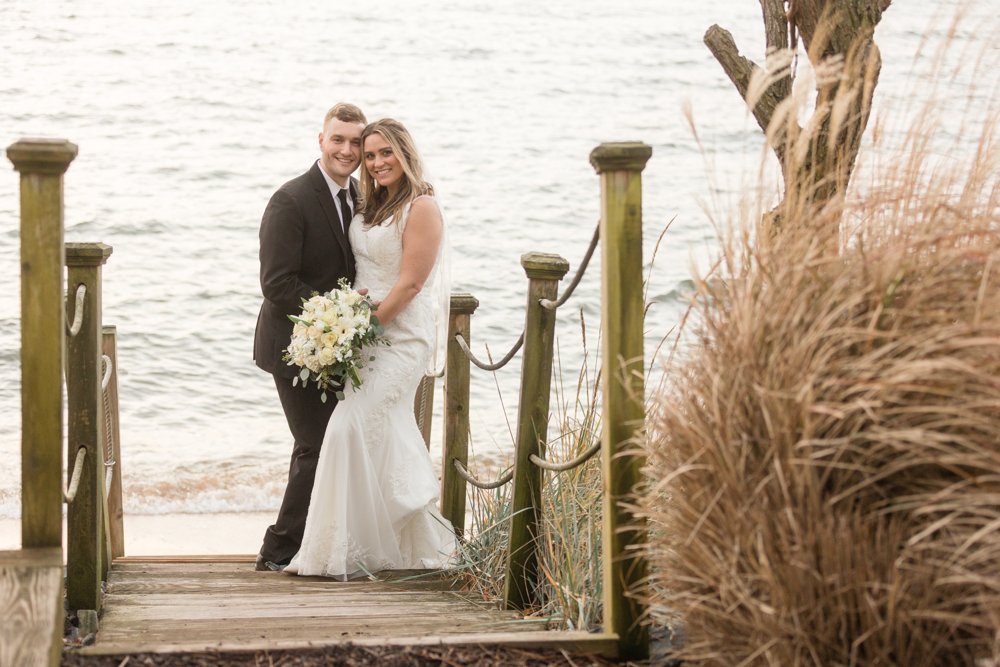 Chesapeake Bay Beach Club Winter Wedding