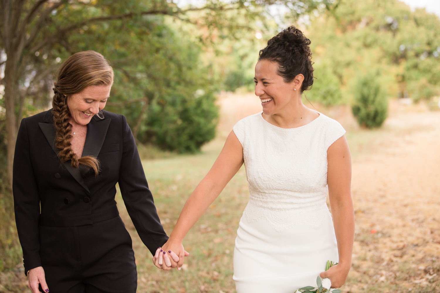 Chesapeake Bay Foundation lesbian wedding photographer beach wedding couple photos