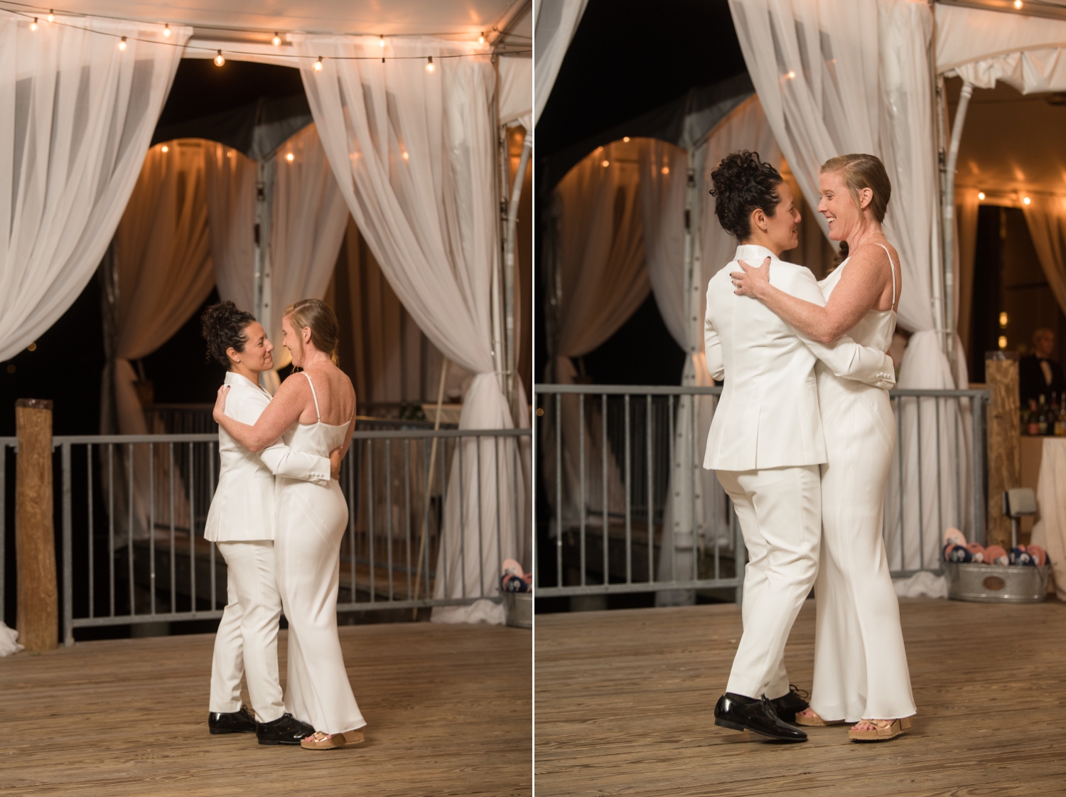 Chesapeake Bay Foundation tented reception dancing