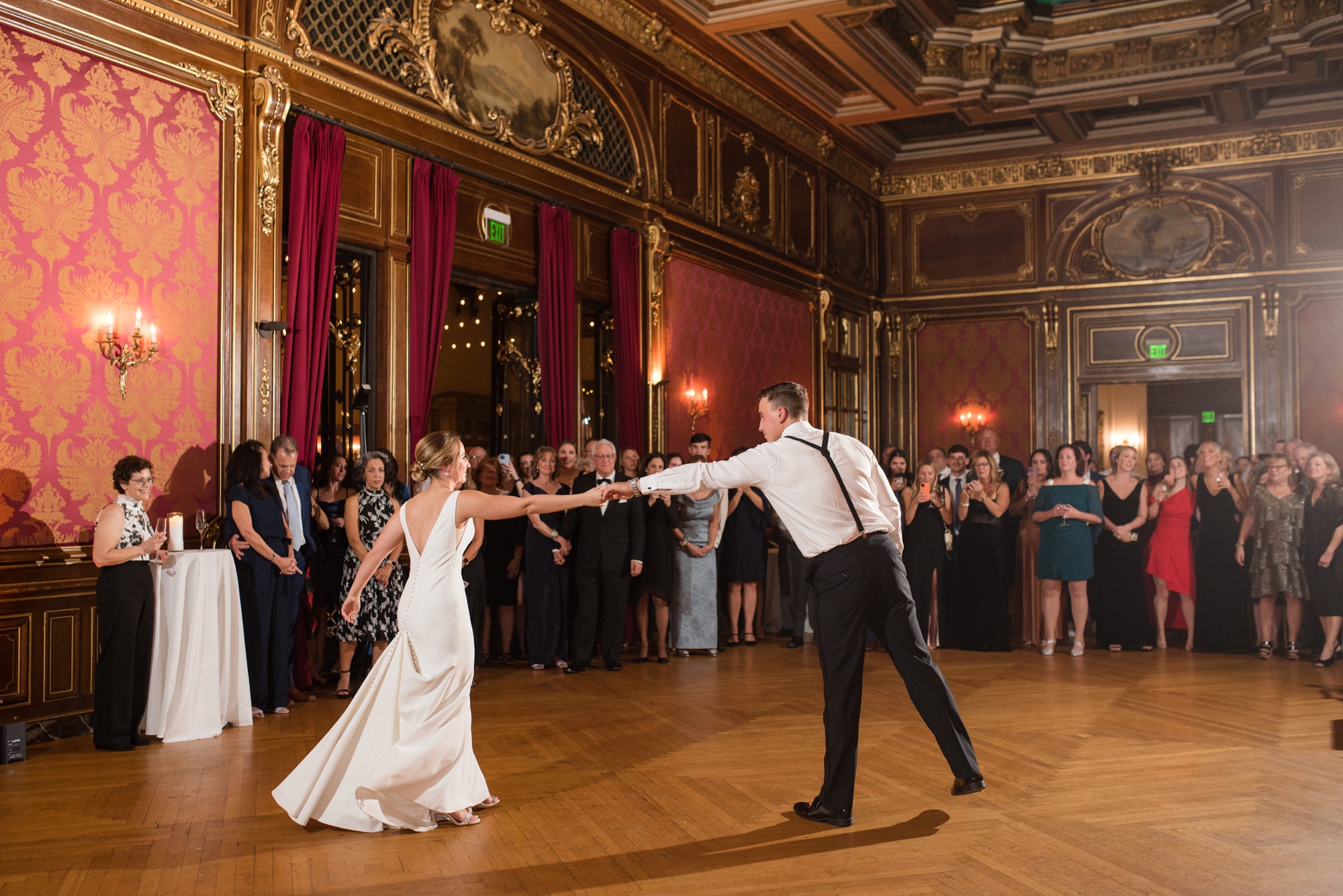 Engineers Club Baltimore Mount Vernon wedding parent dances