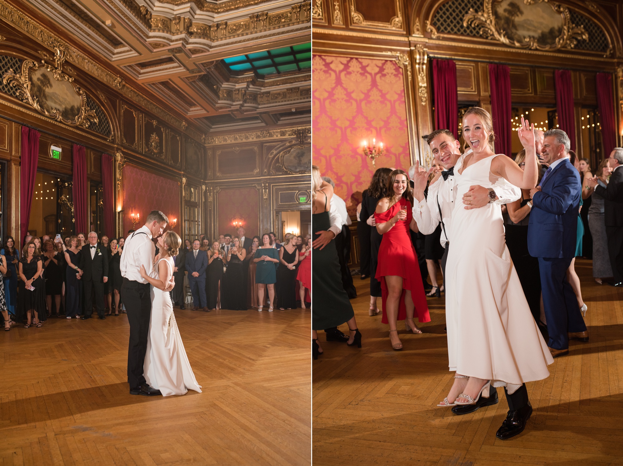 Engineers Club Baltimore Mount Vernon wedding parent dances