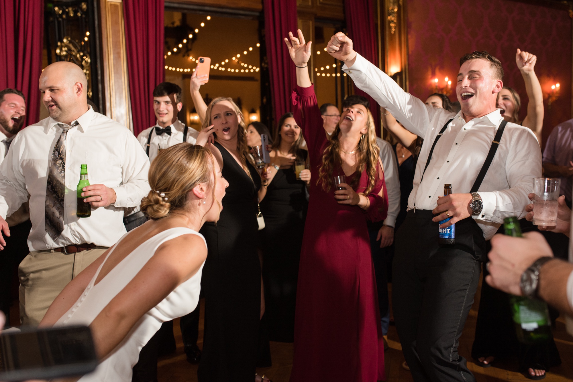 Engineers Club Baltimore Mount Vernon wedding reception dancing