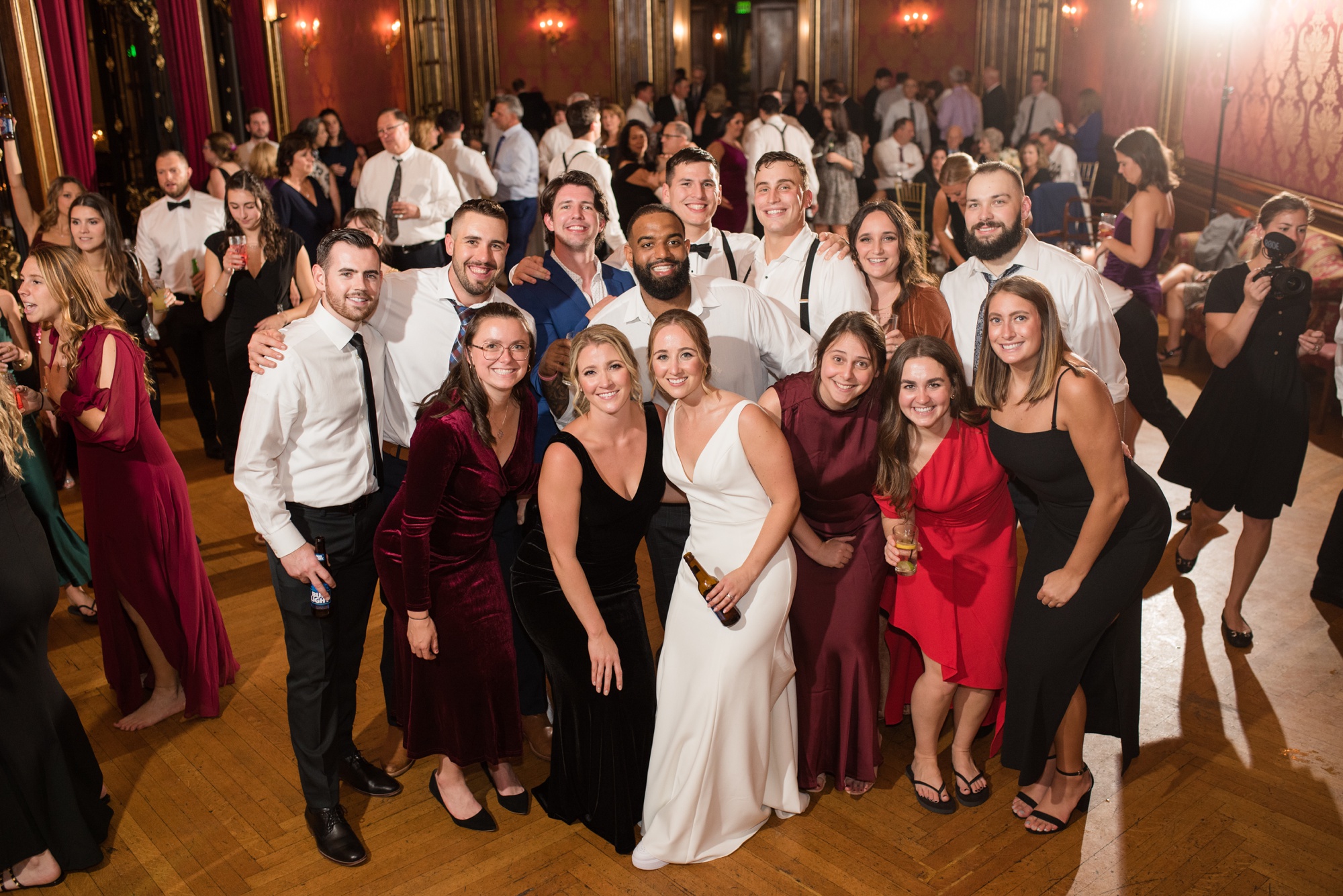 Engineers Club Baltimore Mount Vernon wedding reception dancing