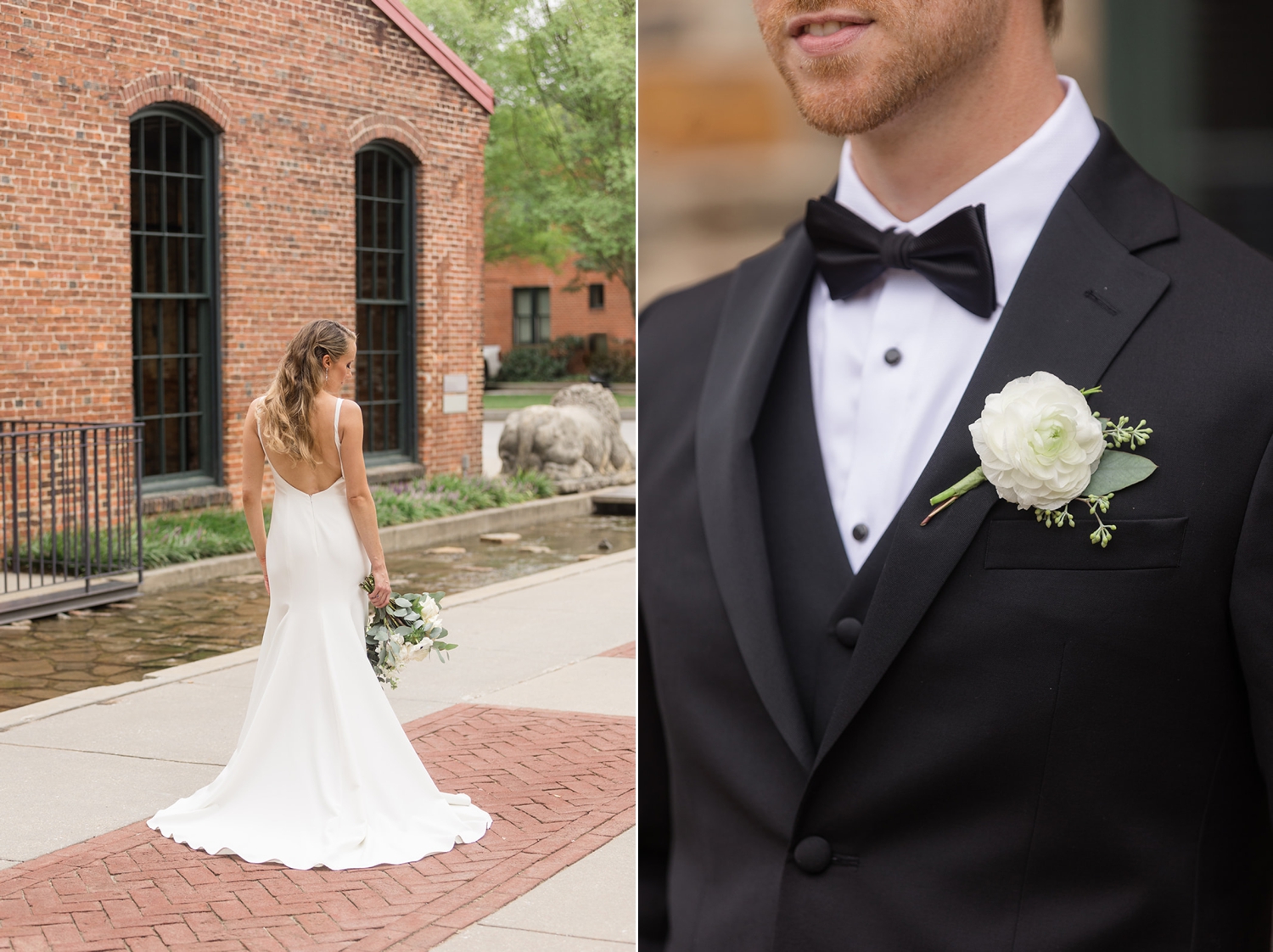 Mt Washington Mill Dye House Bride and groom