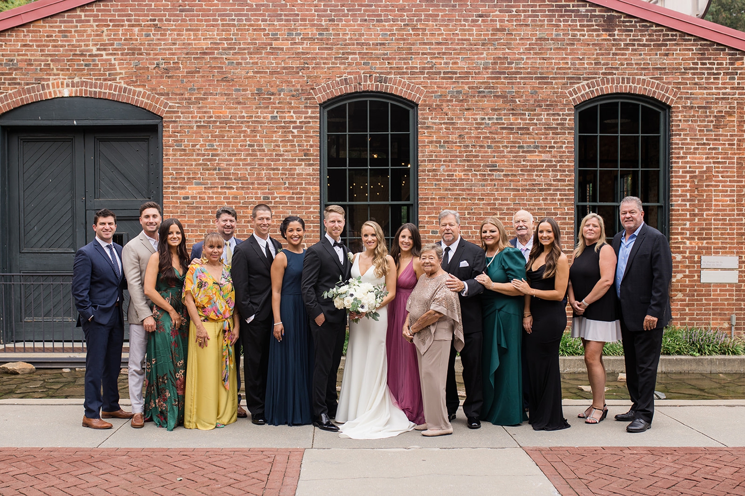 Mt Washington Mill Dye House outdoor wedding cocktail hour