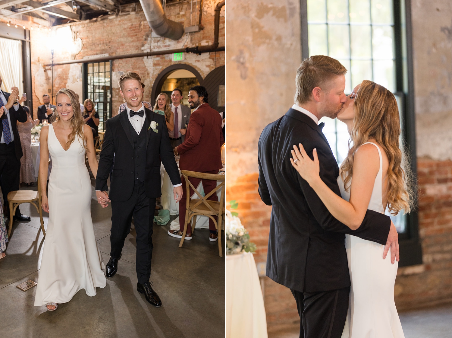 Mt Washington Mill Dye House wedding couples first dance