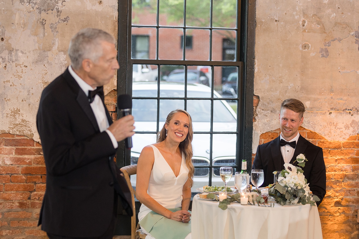 Mt Washington Mill Dye House wedding toasts