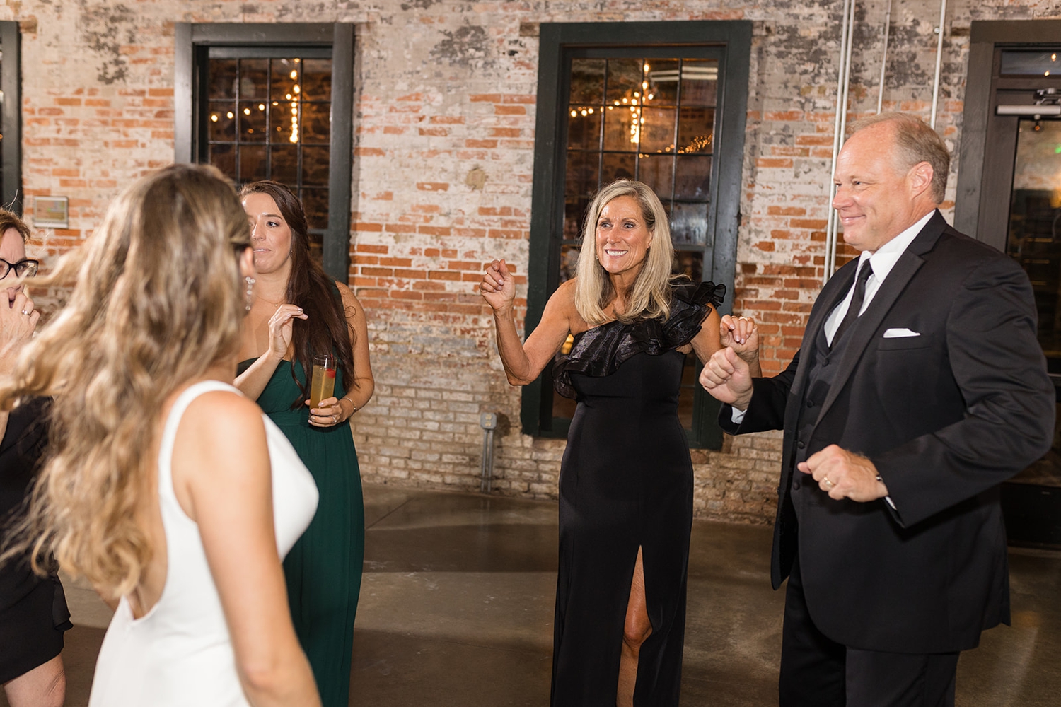 Mt Washington Mill Dye House wedding reception dance floor