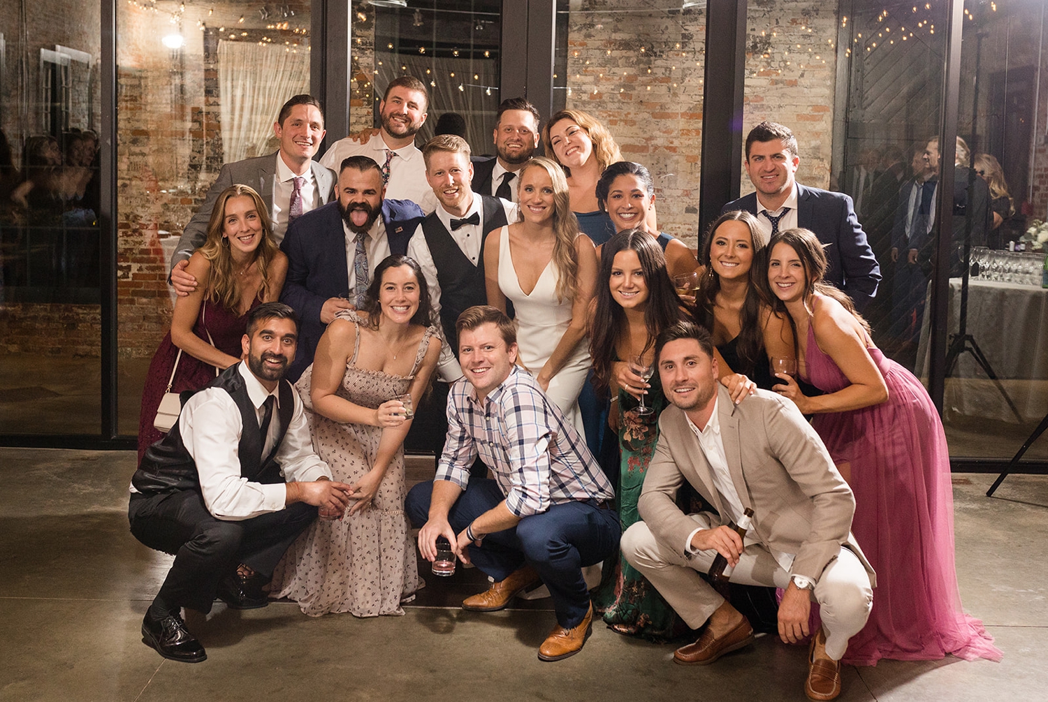 Mt Washington Mill Dye House wedding reception dance floor