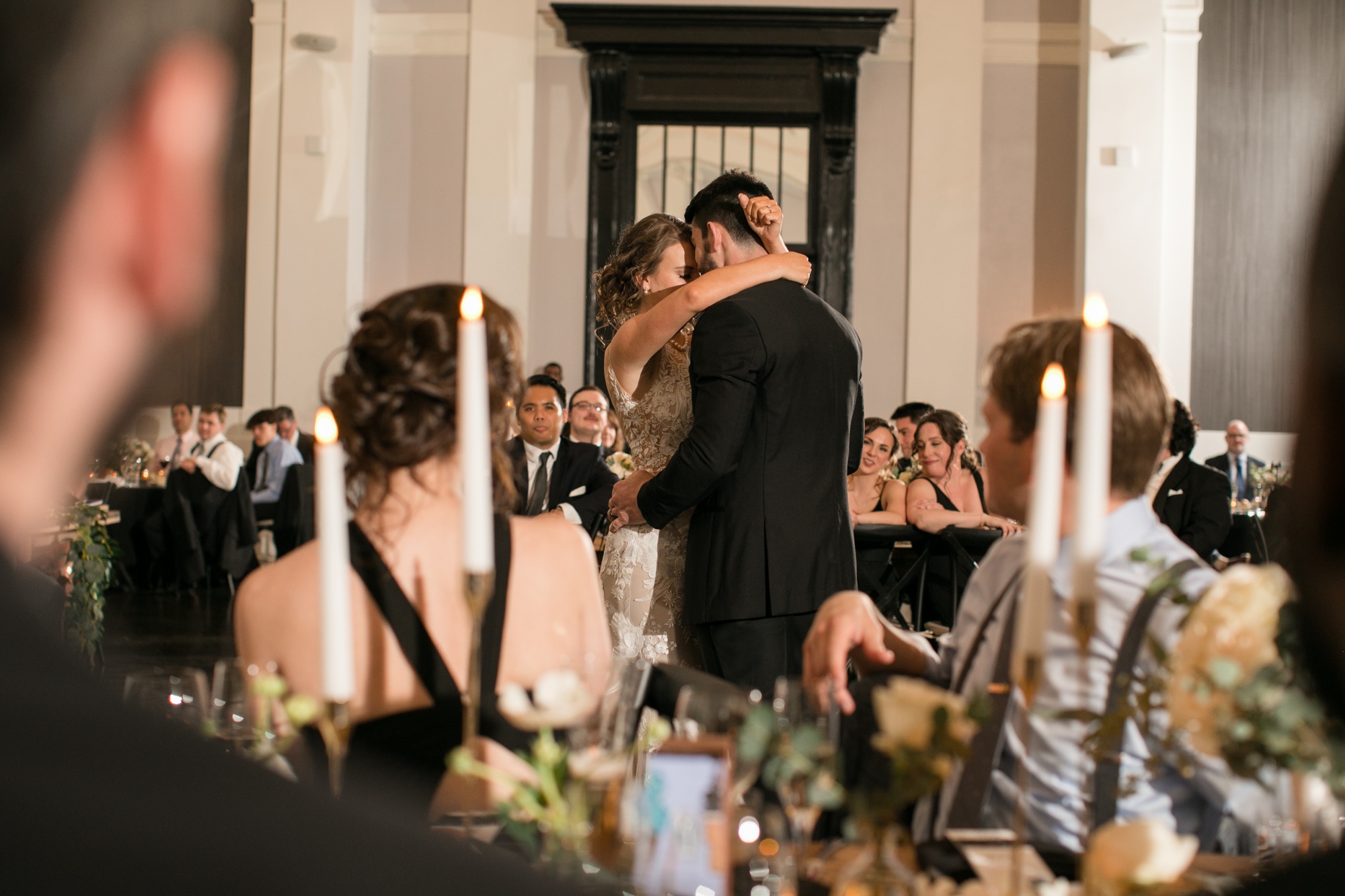 Sagamore Pendry Baltimore wedding reception couple first dance