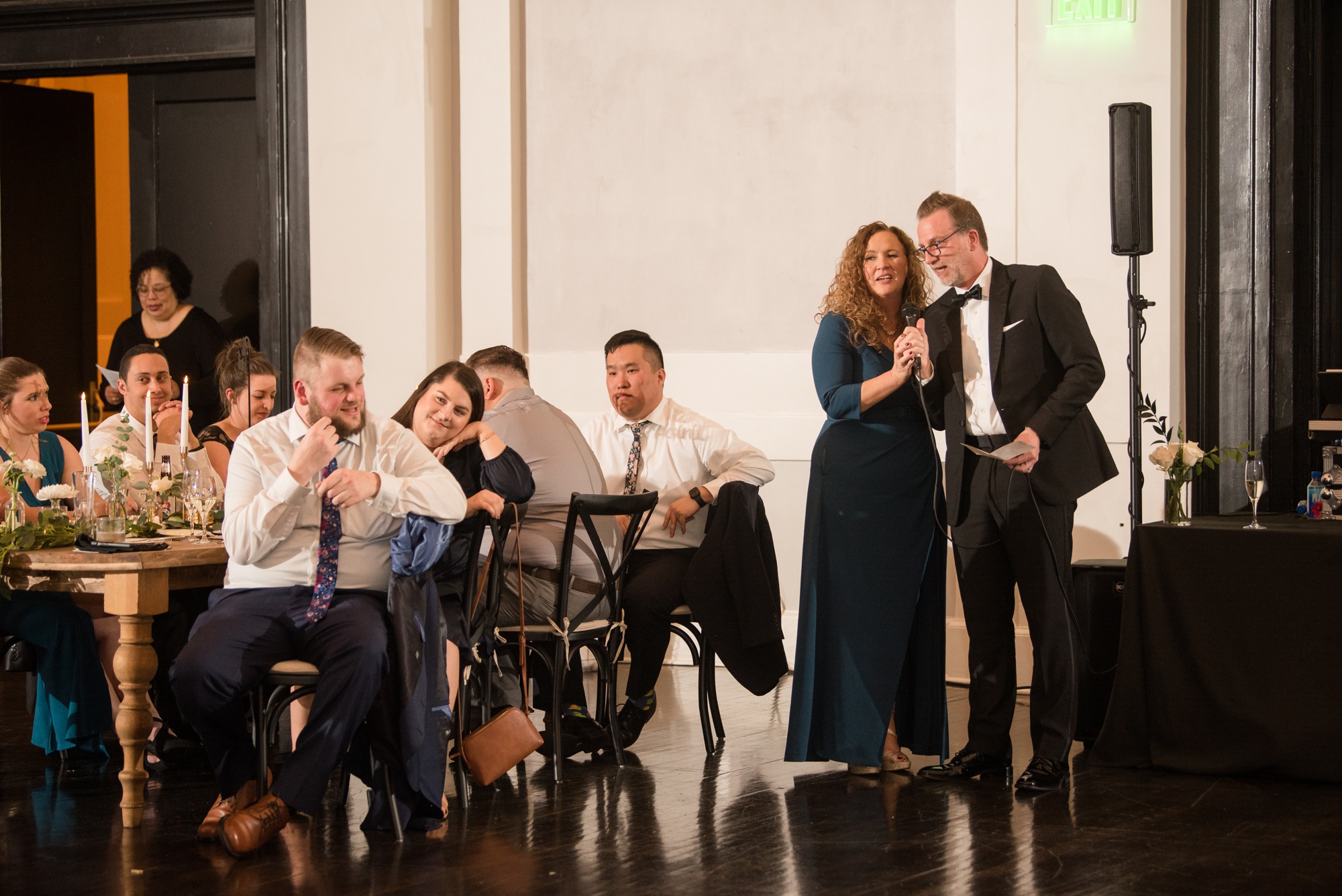 Sagamore Pendry Baltimore wedding reception parent toasts