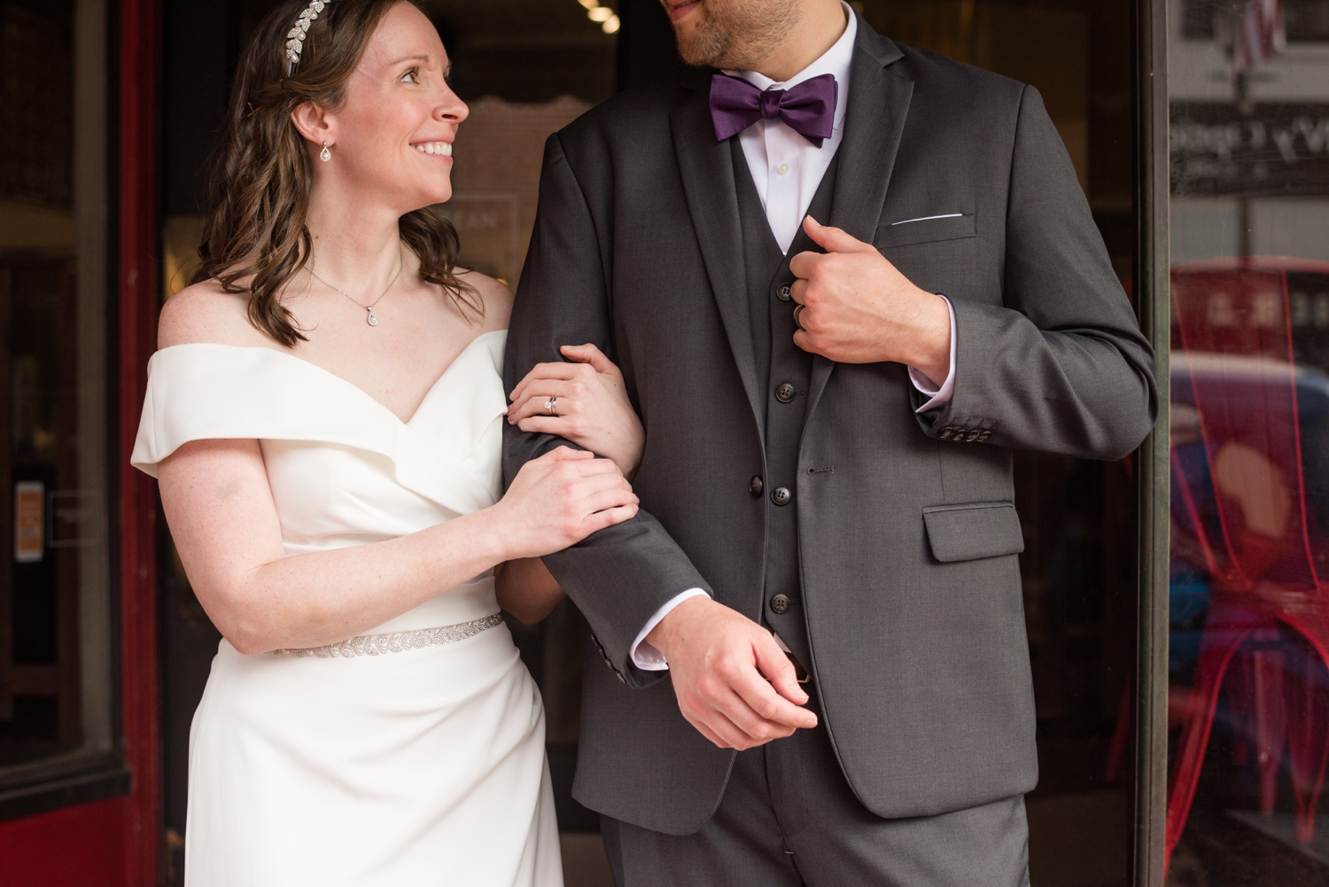 Maryland Courthouse elopement wedding photography